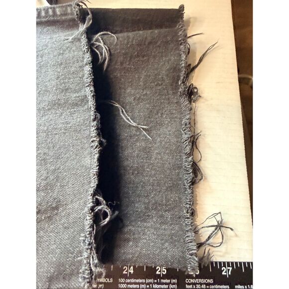 MNG by Mango Women's Size 4 Catherine Black Wide Leg Flared Distressed Hem Jeans - Picture 10 of 10